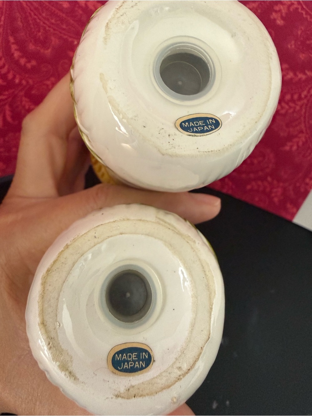 Vintage 1970s Merry Mushrooms Sears and Roebuck salt and pepper shakers - Picture 5 of 6